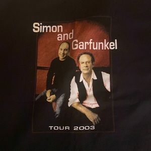 2003 SIMON & GARFUNKEL U.S. Tour VINTAGE Shirt - UNISEX XL